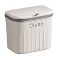 thumbnail image 1 of Mosiee Practical Kitchen Trash Can With Lid For Wall Mounting In Bathrooms Or Toilets, 1 of 9