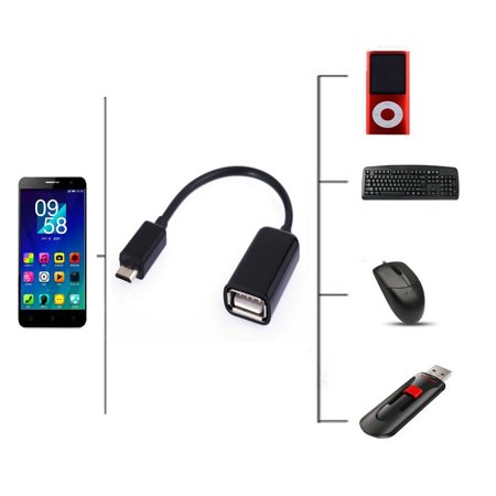 Otg Cable For Samsung Galaxy Tab USB Host OTG Adapter Cable For Samsung Galaxy Tab 4 10.1 Nook SM-T530NU Tablet, 100% Brand new, high quality USB On-The-Go and Host.., By EPtech ()