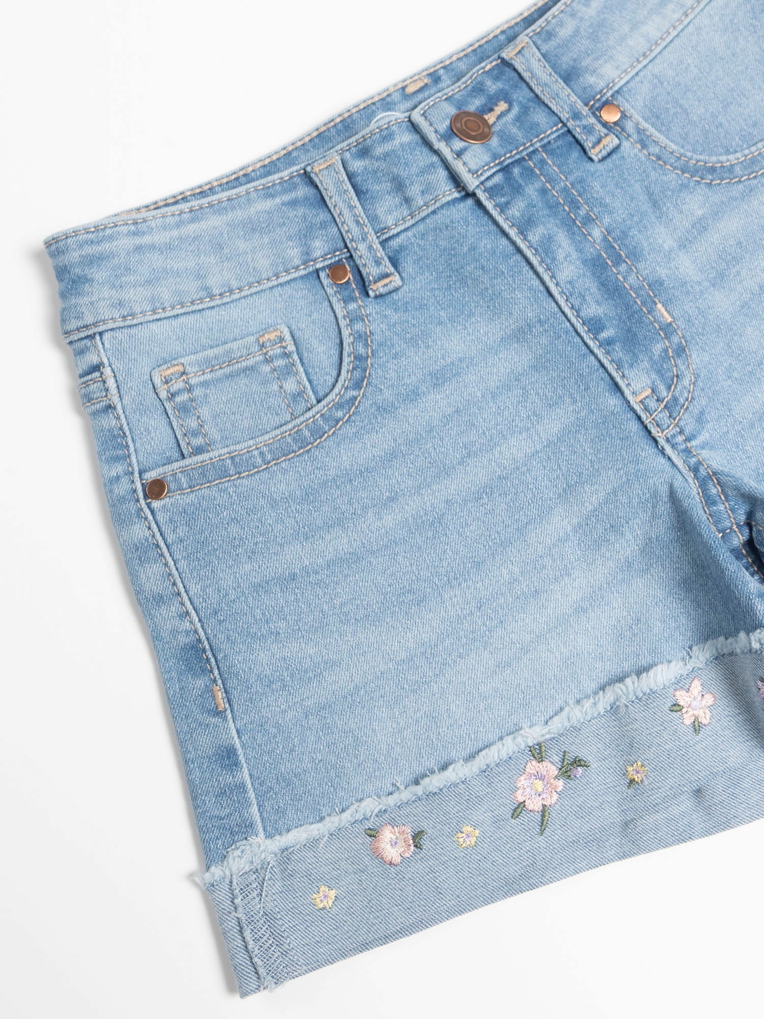Wonder Nation Girls Fashion Denim Shorts, Size 5-18