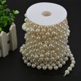 thumbnail image 3 of Coofit 32.8ft Pearl Chain Artificial Multifunctional DIY Pearl Trim Pearl Bead Chain, 3 of 3