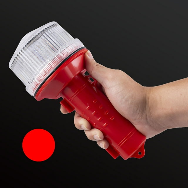 Solar Powered Marine LED Signal Light for Emergency Navigation Warning and Positioning on Boats