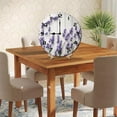 thumbnail image 5 of ZXCXRQFa Lavender Flower Wall-Clock for Girls Analog Battery Operated 21 Inch - Round Wood Wall Clocks Silent Non-Ticking Bathroom Bedroom Decor, 5 of 7