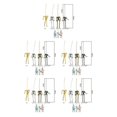 thumbnail image 2 of maskred 6pcs Human Skeleton Body DIY Dolls Pendants Jewelry Makings Gold 90mm 5Set, 2 of 6