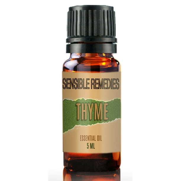Sensible Remedies Thyme 100 Therapeutic Grade Essential Oil, 5 mL (0.