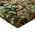 thumbnail image 2 of Ambesonne Leaf Print Fitted Sheet, Swirling Branches Ivy, King Size, Pale Brown Hunter Green, 2 of 3
