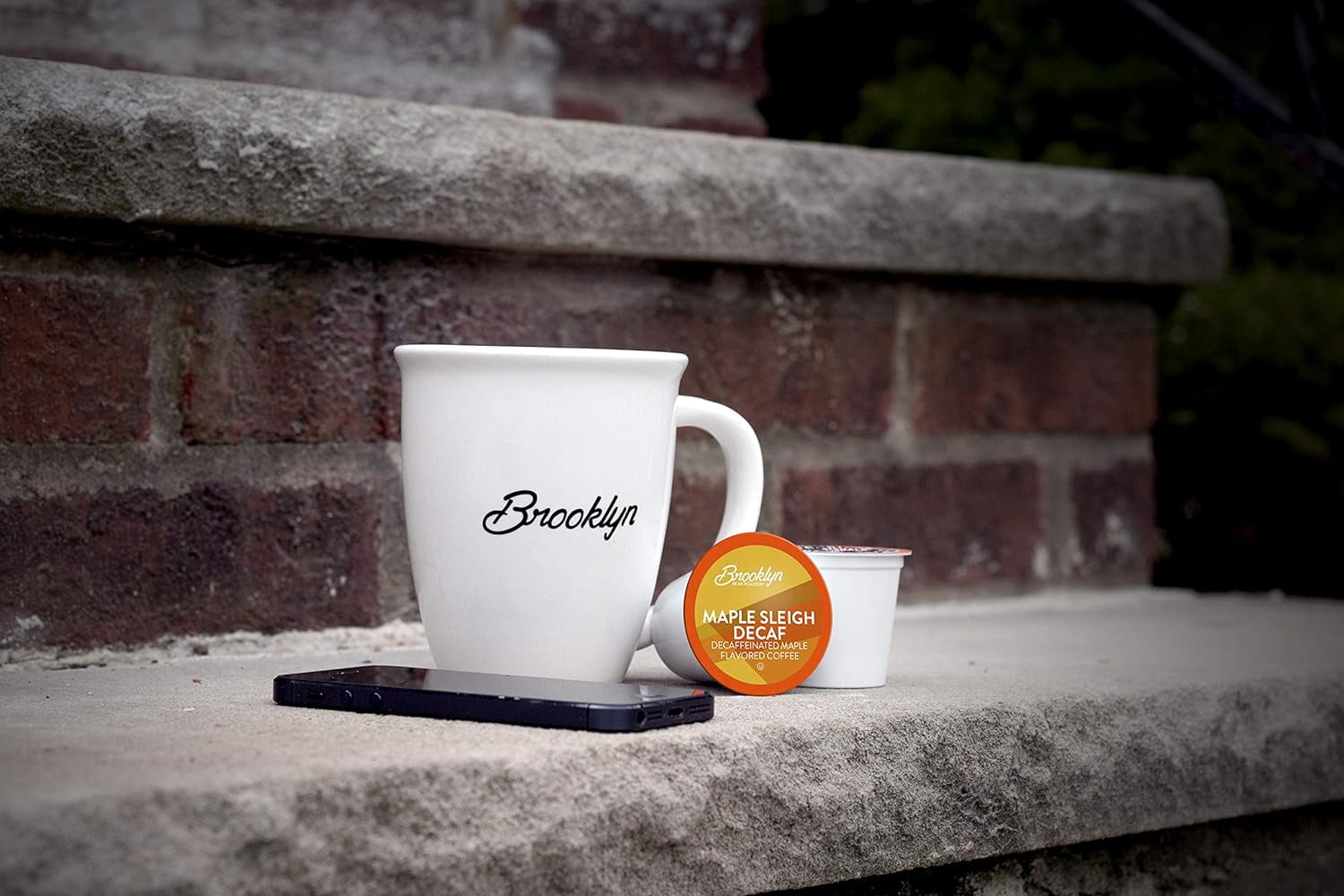 Brooklyn Bean Roastery Maple Sleigh Decaf Coffee Pods for Single-Serve Coffee Brewers, 40-Pack