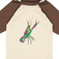 thumbnail image 4 of Inktastic Mardi Gras Crayfish Artsy Boys or Girls Long Sleeve Baby Bodysuit, 4 of 5
