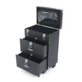thumbnail image 2 of Salon Makeup Rolling Trolley Makeup Bags & Cases Cosmetic Nail Polish Organizer, 2 of 8