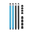 thumbnail image 1 of Lápiz óptico universal 2 en 1 para pantalla táctil para todas las tabletas con pantalla táctil, teléfonos celulares con 8 puntas de goma suave reemplazables adicionales, 4 piezas 2, 1 of 2