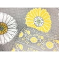 thumbnail image 5 of White & Yellow Sunflower Hypoallergenic Polyester Microfiber 3 piece Quilt Set Bedroom Quilt Bedding Full/Queen Size Gray, 5 of 8