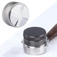 thumbnail image 4 of Niveción de Tamper de Accesorios para Máquinas de Espresso Ampliamente Utilizados de Limpiar Portafiltro Herramientas de Apisonami Gris 53mm perfecl Distribuidor de café, 4 of 8