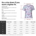 thumbnail image 4 of Bixox Men's Purple Butterfly Printed Short Sleeve Skinny Athletic T-Shirt, 4 of 6