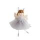thumbnail image 3 of Colgantes de muñeca de ángel de Navidad, miniaturas colgantes para árbol de Navidad, decoración de malla Gris, 3 of 9