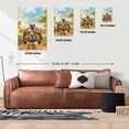 thumbnail image 5 of Hello Fall Autumn German Shepherd Pumpkins Pickup Truck Vertical Matte Canvas Poster Alsatian Dog Lover Gifts Wall Art Home Decor - 13011, 5 of 5