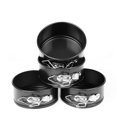 thumbnail image 4 of 4-piece loose bottom locking baking pan, 4-inch carbon cake, 4 of 5