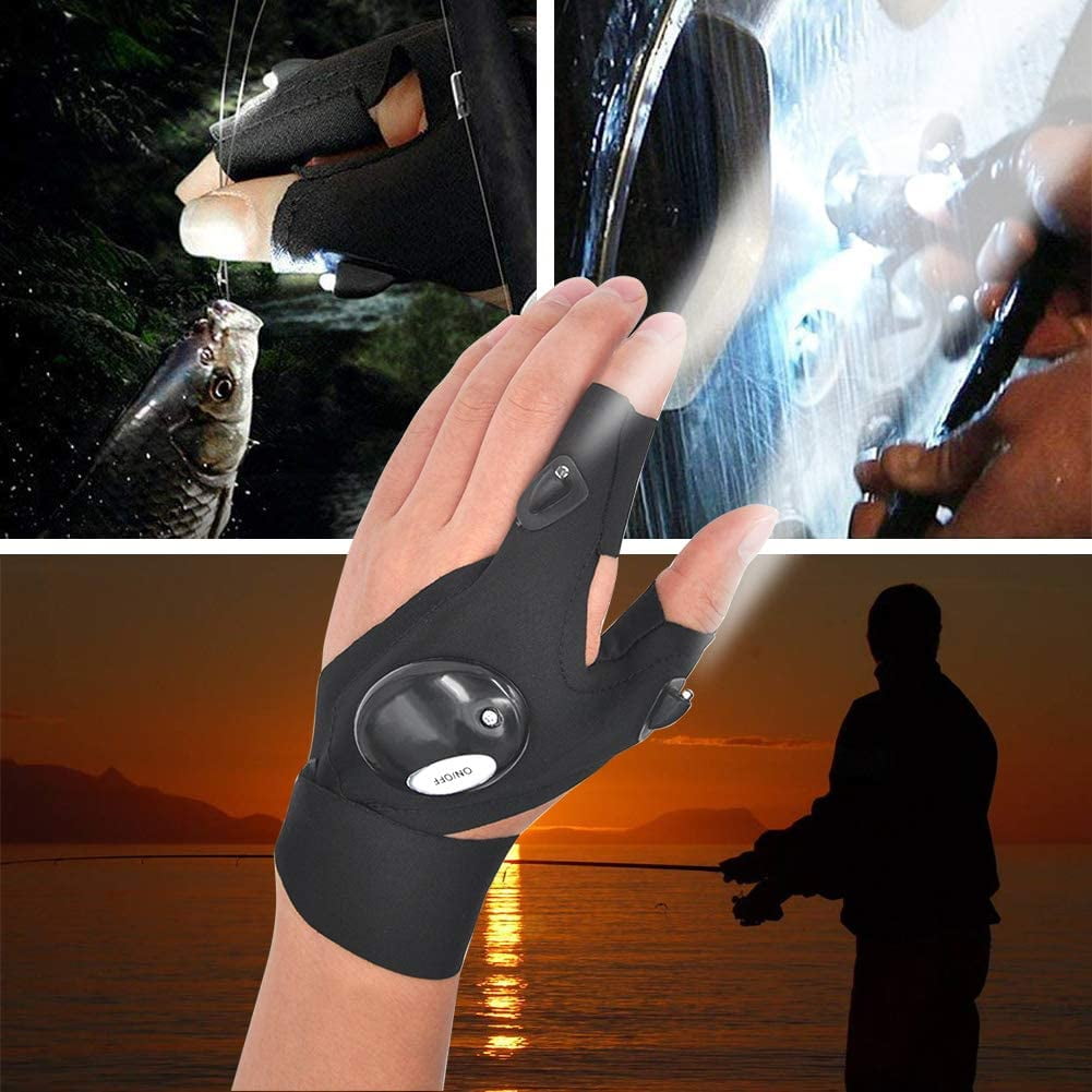  Visailiy Gifts for Men, LED Flashlight Gloves, Cool Gadgets  Christmas Stocking Stuffers Unique Birthday Gifts for Dad Boyfriend Husband  Him, Light Gloves Tool for Camping Fishing Car Repairing Hiking : Clothing