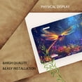 thumbnail image 3 of Enchanted Glowing Dragonfly Funny Personalized License Plate Rust-proof Stainless Steel Metal License Plate Suitable For Men And Women 12.2" x 6.2", 3 of 7