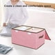 thumbnail image 1 of Caja de almacenamiento plegable Fiudx de tela efecto de sellado doble, 1 of 4