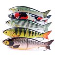 thumbnail image 2 of Señuelo de pesca CC18 realista con cuerpo articulado y ojos 3D, ideal para agua dulce y salada. Incluye dos anzuelos triples afilados para una captura efectiva. Fabricado en plástico ABS resistente,, 2 of 7
