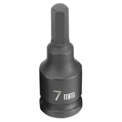 - SOC 7MM 3/8D IMP HEX MALE