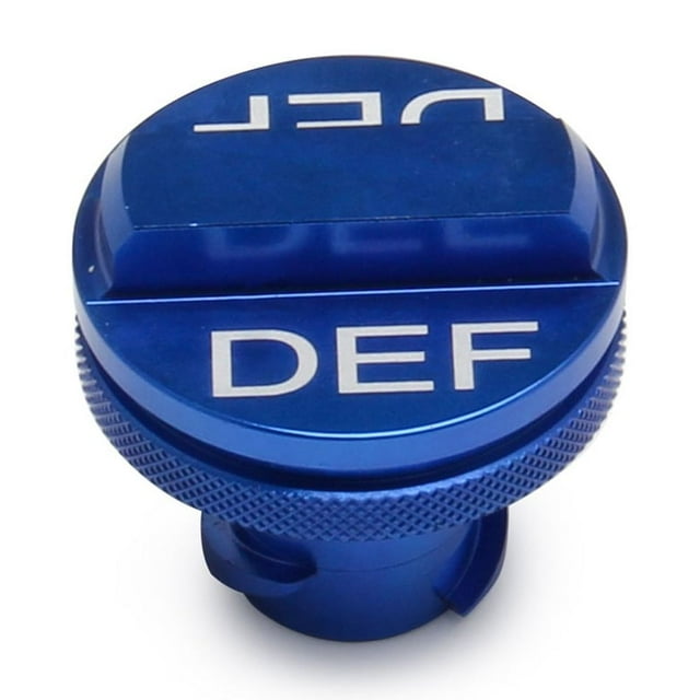 Modification de Voiture Appropriée pour les Accessoires 13-18 Couverture de Diesel Esquiver le Couvercle de Réservoir de Carburant DEF Couvercle en Alliage d'Aluminium