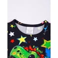 thumbnail image 5 of QEFJNO 3-12Y Kids Boys Pajamas Set 2 PCS Short Sleeve Top and Shorts Pants for Toddler Boys Dinosaur Pjs Summer, 5 of 12