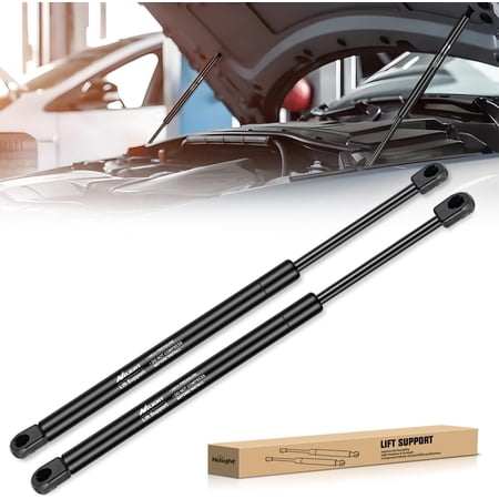 nilight hood gas struts lift supports 5160343 for 2010-2017 dodge ram 2500/3500/4500 spring shocks 18 inch  2pcs set rod