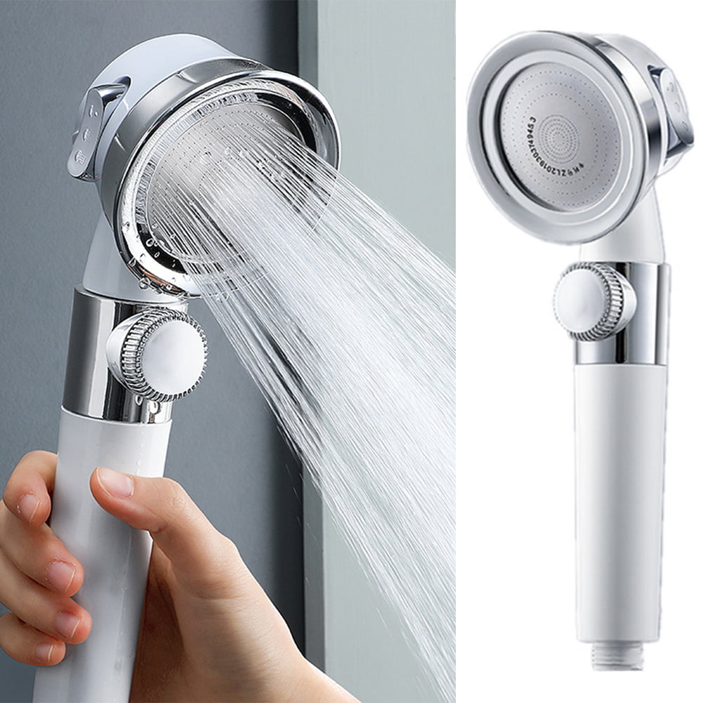 Details about   High Pressure Shower Head ABS Plastic Hand‑Held Shower Sprayer Household 
