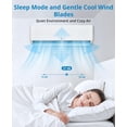 thumbnail image 6 of Emorefun 18000 BTU Smart Mini Split Air Conditioner with Heater, 23 SEER Wall Mount AC Unit with Installation Kit, 6 of 7