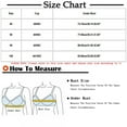 thumbnail image 3 of Bigersell Push-up Bras Women Front Ruched Full-Coverage Bras No Underwire Ladies Comfort Soft Floral Print V-Neck Wire-Free Bra Style-D22, Female Wireless Sports Bras Padded Bralette S-4-Red 40B, 3 of 4