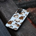 thumbnail image 4 of WIRESTER Shockproof Soft Rubber Cover Case for Samsung Galaxy A03S 4G LTE (Not 5G) 6.5" 2021, Brindle Brown English Bulldog Funny Playful Postures On Light Blue Background, 4 of 5
