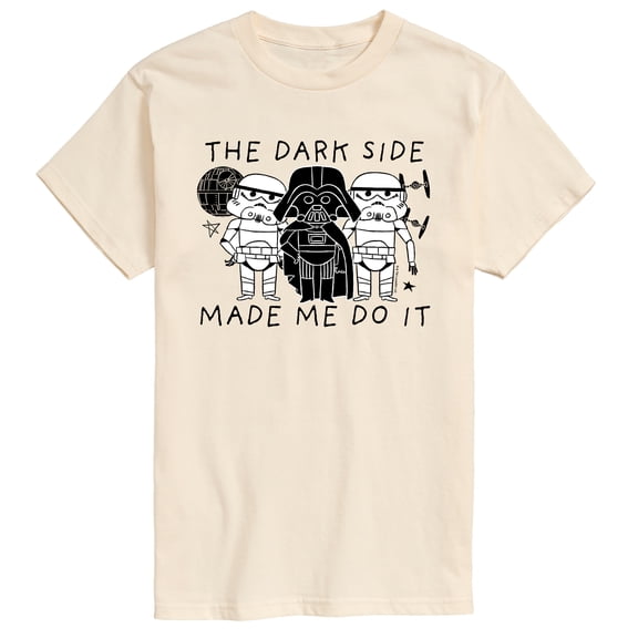 Star Wars - The Dark Side Made Me Do It - Men's Short Sleeve Graphic T-Shirt