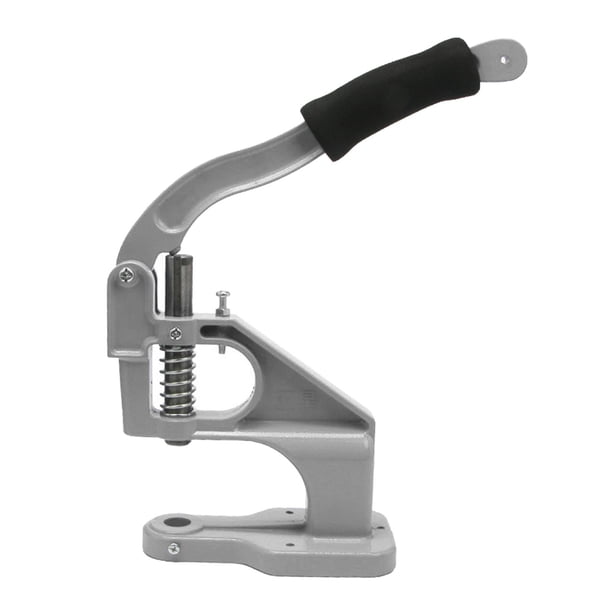 Máquina de prensado manual de ojales, remaches, botones, máquina de prensado a presión, perforadora gris