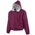 thumbnail image 1 of 3280A Veste à Capuche Doublée en Polaire Taffetas, Marron - Moyen, 1 of 1