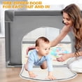 thumbnail image 4 of Sunnycome Baby Playpen with Folding Mat, Large Play Yard 71" X 59" X 26.5" for Babies and Toddlers with Zipper Gate Anti-Slip Suckers for Indoor&Outdoor, 4 of 6