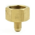 thumbnail image 2 of 5/8\" G Thread Female To 1/4” Sae Male Pipe Fitting Adapter Hose Connector For Car Air Conditioner Refrigeration, 2 of 9