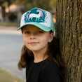 thumbnail image 2 of JAN & JUL Baby Snapback Sun Hat, UPF 50+ Toddler Base-Ball Cap (Unicorn, M: 6-24m), 2 of 6