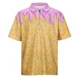 thumbnail image 6 of MEZZALL Boys Short Sleeve Shirt Casual Party Wear Comfortable Knit Tops For Kids Polo Shirt Ice Cream Printed All Season Adorable Toddler Blouses Clothing, 6 of 7