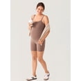 thumbnail image 4 of Maternity Bodysuit Shorts Pregnancy Jumpsuit Sleeveless Tank Top Romper Shapewear Padded, 4 of 4