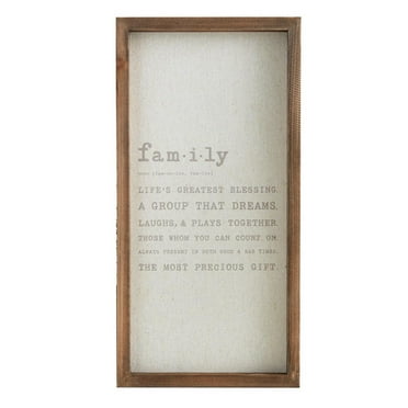 8x16 Wall Plaque-Family (Other)