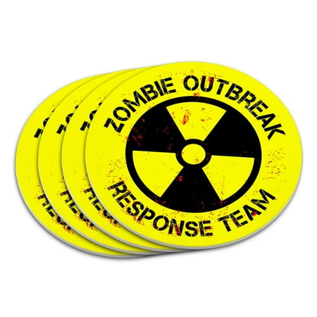 

Zombie Outbreak Response Team Radiation Symbol Coaster Set