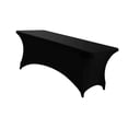 thumbnail image 4 of jifeng Table Cloth Stretch for Folding Table Tablecloth for Events Birthday Outdoor Black, 4 of 9
