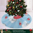 thumbnail image 6 of FMSHPON Valentine's Day Cute Love Angle Xmas Christmas Tree Skirt Stand Mat for Holiday Party Decoration Indoor Outdoor 36 inches, 6 of 6
