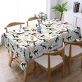 thumbnail image 2 of Halloween Black Cat Tablecloth Rectangular 60" X 84", Halloween Decorations - Waterproof Wipeable Halloween Table Cloth Cover for Party Picnic Dinner Halloween Decor, 2 of 6