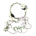 thumbnail image 4 of Diadema de flores boho Zulema Corona Floral ajustable para mujeres y niñas, 4 of 8