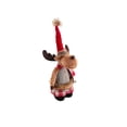 thumbnail image 1 of Inteprter Adorno de Navidad colgante de pared entretenimiento dulce regalo muñeca de Navidad multipropósito luminoso estirable espacio vacaciones Kits de decoración para fiestas Gris Inteprter HA070441-02, 1 of 6