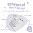 thumbnail image 3 of 4 Pack Sliding Door Lock for Child Safety Baby Proof Doors & Closets Childproof, 3 of 6