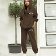 thumbnail image 2 of New York Jogging Suits for Women 2026 Fall Winter Fashion Hoodie and Jogger Sweatpants Matching Set Streetwear, 2 of 4