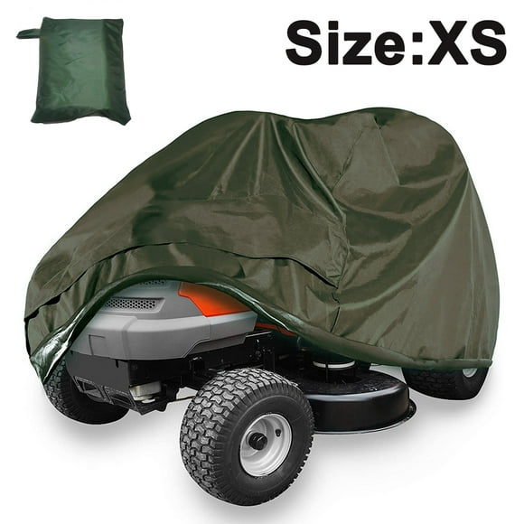 Lawn Mower Cover -Tractor Cover Fits Decks up to 54" Storage Cover Heavy Duty 210D Polyester Oxford, UV Protection Universal Fit with Drawstring & Cover Storage Bag