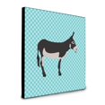 thumbnail image 1 of "Treasures American Mammoth Donkey Blue Check Panel wall-decor, Multicolor" Caroline's Treasures BB8018UP88, 1 of 1